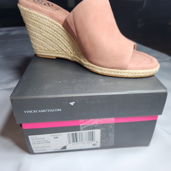 Vince Camuto Blush Wedge Sandals - Picture 2 of 4